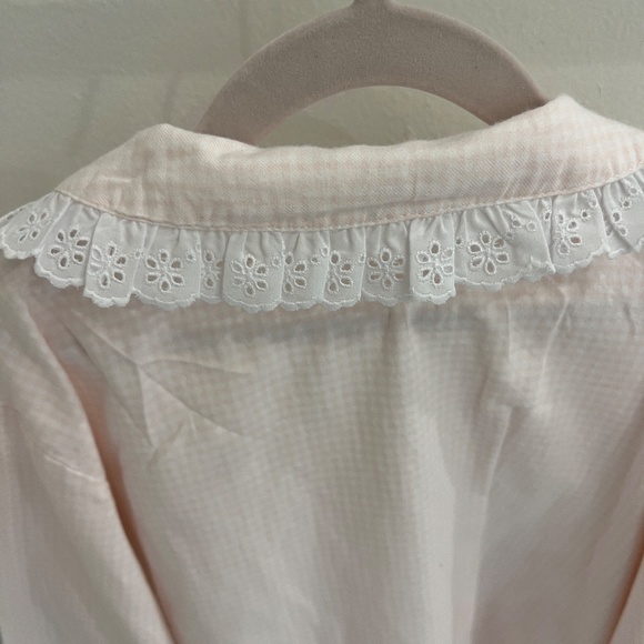 Pukatuka Pajama Set Size 8 100% Cotton Eyelet collar with detail pockets - Picture 6 of 8